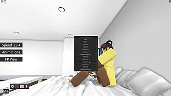 having fun with a nice lady in various activities