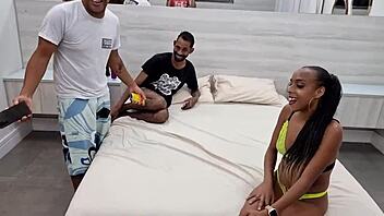 I’m hooked on rough banging with Thai Kalifa in wild DP chaos.