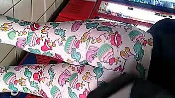 MEXICAN WOMAN WITH BIG ASS SHOPPING IN STORE