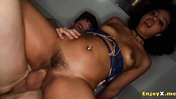 rough hookup with spunk on face brunette cowgirl in gonzo porn