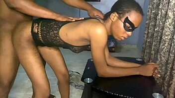 Ebony Babe Takes Cock From Restroom To Bedroom