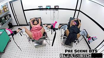 yesenia youso takes cum blast to pussy while step sister watches nearby