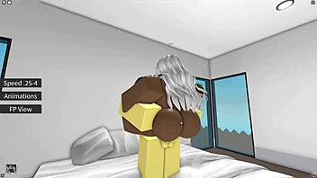 having fun with a nice lady in various activities