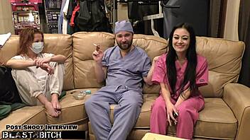 Blaire Celeste’s Pussy Stuffed with Cum in Hospital Scene