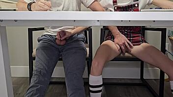 I watched students entertain in lecture.