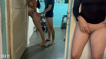 Hey, Don't Watch Us While We're Banging in Homemade Threesome