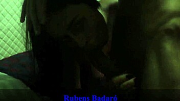 brunette milf rides monster cock bent over in motor home wearing red sheer