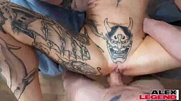 can these inked goddesses nova and nicole handle each other's wet pussies?