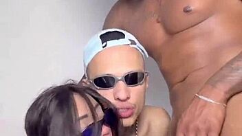 me and my girl fell in wrong hood, had to take black cock