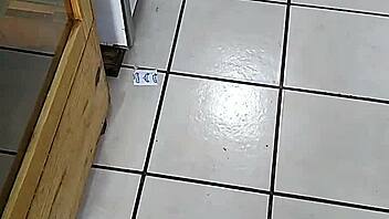 MEXICAN WOMAN WITH BIG ASS SHOPPING IN STORE