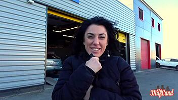 sabrina chaude milf, what do you do with two monster cocks in your ass and tits?