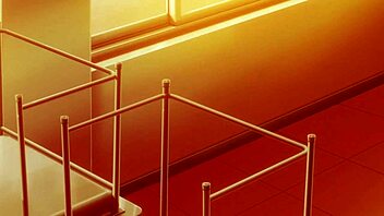 Anime hentai scene with overflow elements