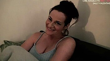 Petite Surprise Featuring Sally Valentine and Cris Angelo in a Homemade Scene