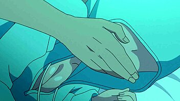 Anime hentai scene with overflow elements