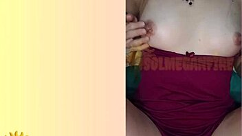 cum on that natural redhead during video call