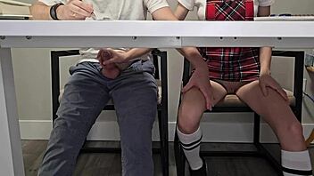 I watched students entertain in lecture.