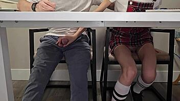 I watched students entertain in lecture.