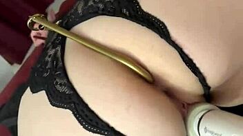 sucking cock and taking it deep with an anal hook in place! 😈