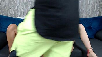 I Sneakily Masturbate Beside Stepbrother's Girlfriend Until He Slips Inside