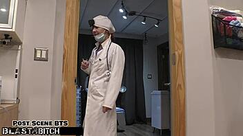 Blaire Celeste’s Pussy Stuffed with Cum in Hospital Scene