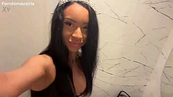 Is This Brunette Femdom Trampling Her Slave With Feet Fetish?