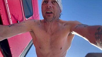 blonde pornstar in thong nailed at wild beach party pov