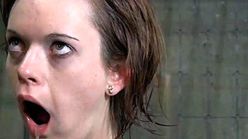 Gagged slut takes rough machine fuck!