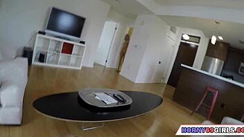 The blonde escort with natural body gets hired for a night