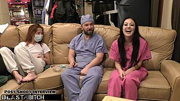 Blaire Celeste’s Pussy Stuffed with Cum in Hospital Scene