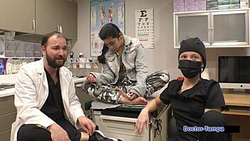 latina jasmine rose in fishnets.