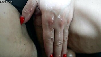 give me that hot oiled handjob with pussy rub