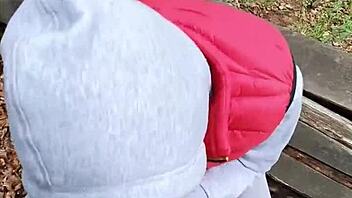 Risky Quickie With 18yo Brunette In Public Pov