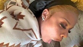 Petite 18+ Renity Love Swallows BBC with Pierced Nipples