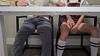 I watched students entertain in lecture.