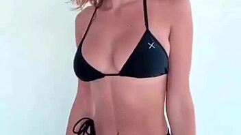 i love boutinela in black bikini thong panties compilation