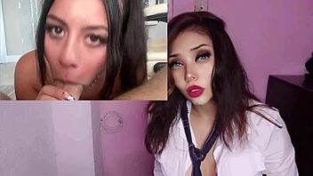 Can You Handle This Latina's Big Tits While She Fucks Her Stepbrother?