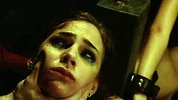 that bdsm teen got banged hard in the horror hostel dorm room, all tied up and punished