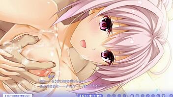 Yuno Higashigasaki in bondage behind the scenes