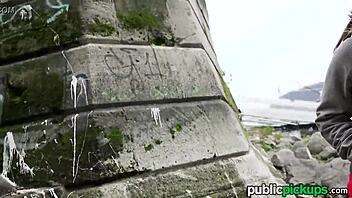 Yo, check nana getting wild in public pickup at mofos!