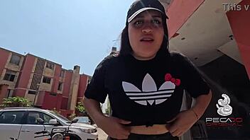 Mini Trainer Makes Big Ass Latina Ride Small Cock Desperately 😏