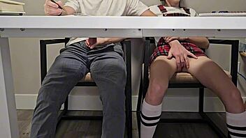 I watched students entertain in lecture.