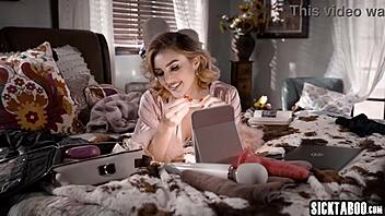 i'm horny blonde camgirl kenzie anne fucking big black cock husband isiah maxwell with kenna james