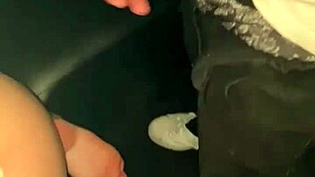 karen kiss gets fucked by a big cock in the glory hole cabin and filled with cum in her pussy from pov