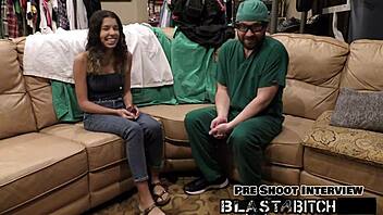 aria nicole's experience with fucking and creampie in latex