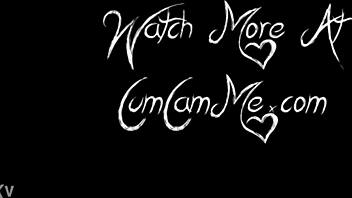 teen rides water bottle in ass on webcam