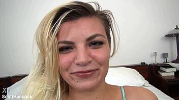 alex little gives pov blowjob and takes huge messy cum load