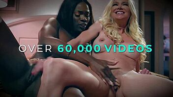 adult time, big titty milfs Alison Rey and Ember Snow scream with strap-on orgasms! 🔥