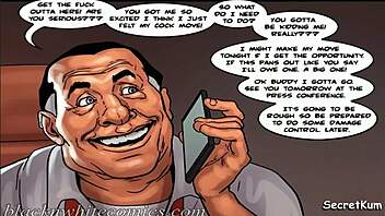 The mayor s 3 ep 1 - cheating husband fucks his sexy ebony maid in the kitchen