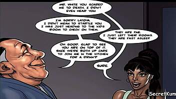 The mayor s 3 ep 1 - cheating husband fucks his sexy ebony maid in the kitchen