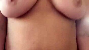 Dirty Talking Chick With Huge Tits Jerks Off